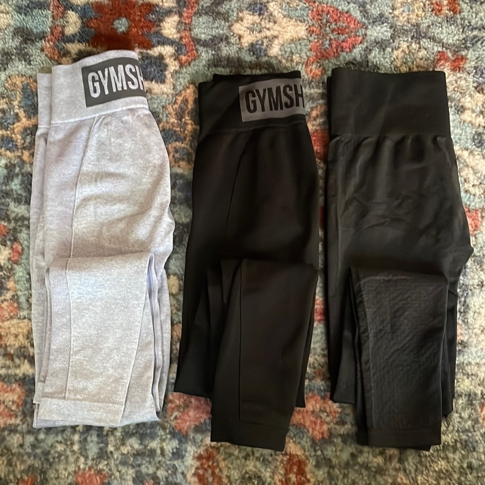 Bundle of 3 size small gymshark legging